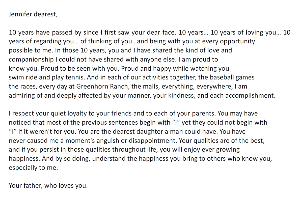 Letter 2
