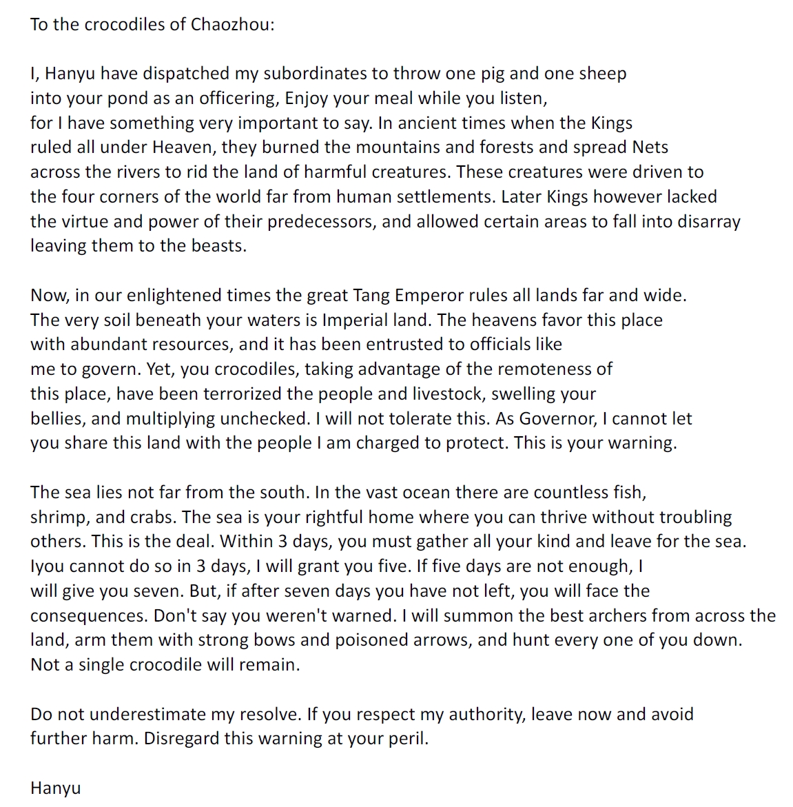 Letter 3